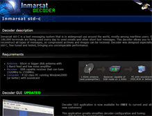 Tablet Screenshot of inmarsatdecoder.com